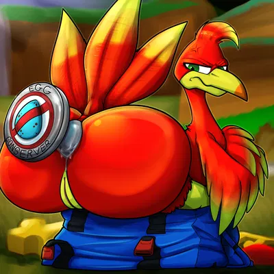 kazooie (banjo-kazooie, rareware) created by ner0 kobold