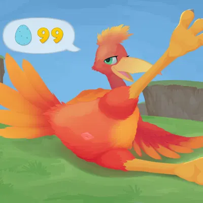 kazooie (banjo-kazooie, rareware) created by otherthatguy