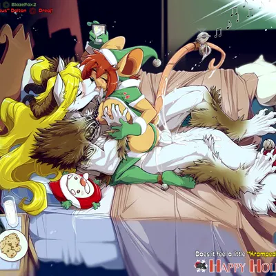 ken dalton, krampus, lora kassel (christmas) created by gnaw