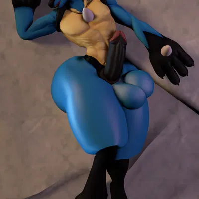 kimbol the lucario, lucious (valorynz) (nintendo, pokemon) created by knightsfm