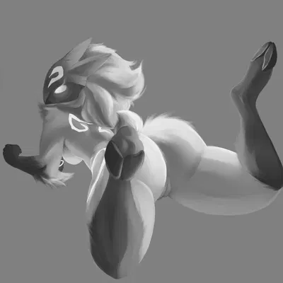 kindred (lol), lamb (lol) (league of legends, riot games) created by rokkofennec