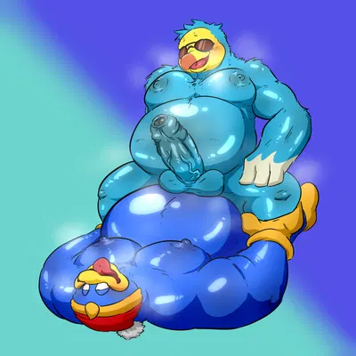 king dedede, wilbur (animal crossing) (animal crossing, kirby (series)) created by samonaa2