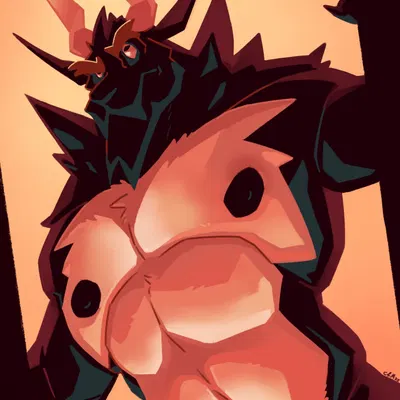 krampus (christmas) created by chocolateandmilk