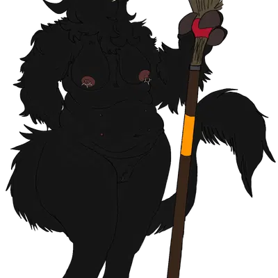 krampus (christmas) created by faunbrosia