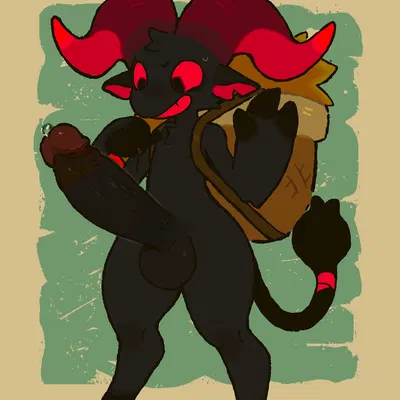 krampus (christmas) created by mawarisaka3