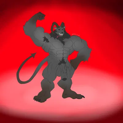 krampus (christmas) created by seinki