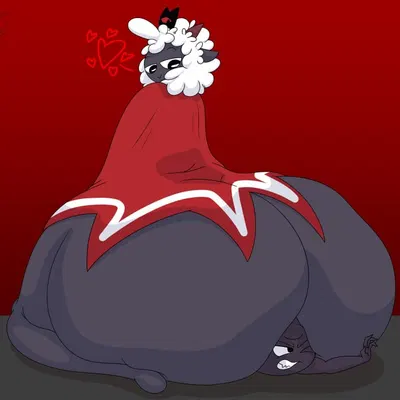 lamb (cult of the lamb), narinder, red crown (cult of the lamb) (cult of the lamb, massive monster (studio)) created by gigglemcbutt