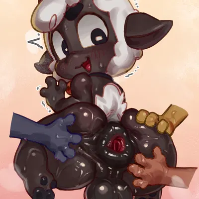 lamb (cult of the lamb), red crown (cult of the lamb) (cult of the lamb, massive monster (studio)) created by sappucaio