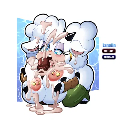 lanolin the sheep (sonic) (idw publishing, sega) created by raccoon sama