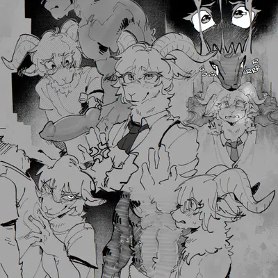 legoshi (beastars), pina (beastars) (beastars) created by goonie-san