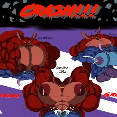 leroy (lilo and stitch), stitch (lilo and stitch) (disney, lilo and stitch) created by boldemonic