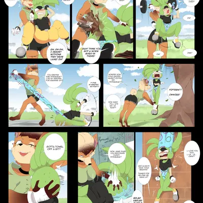 lexus the doberman (sonic oc), surge the tenrec (idw publishing, sega) created by freidesuu