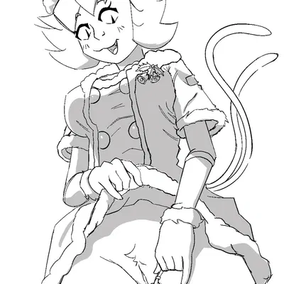 lu (we live in an mmo?!) (christmas, we live in an mmo?!) created by bodok