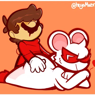 mario, ms. mowz (mario bros, nintendo) created by heyomaerow