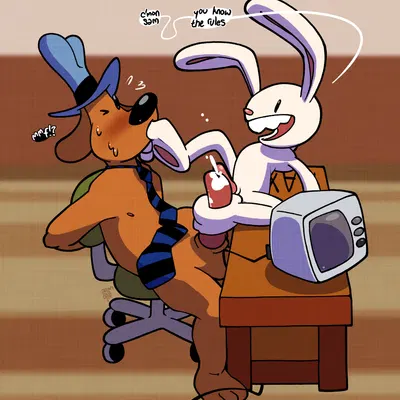 max (sam and max), samuel dog (sam and max) created by argon vile