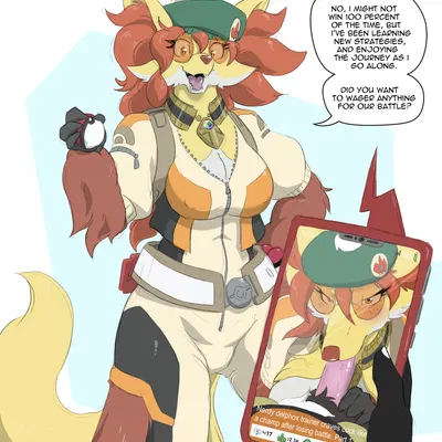 maya del phox (nintendo, pokemon) created by zerofox1000