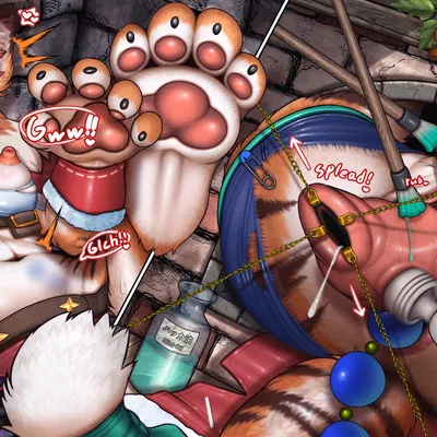 mia (world flipper) (christmas, cygames) created by wolfeed