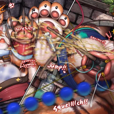 mia (world flipper) (christmas, cygames) created by wolfeed