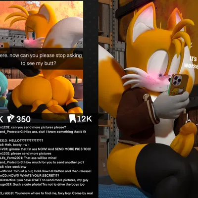 miles prower (gyatt (meme), sega)