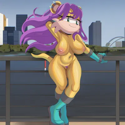 mina mongoose (archie comics, sega) created by hereapathy