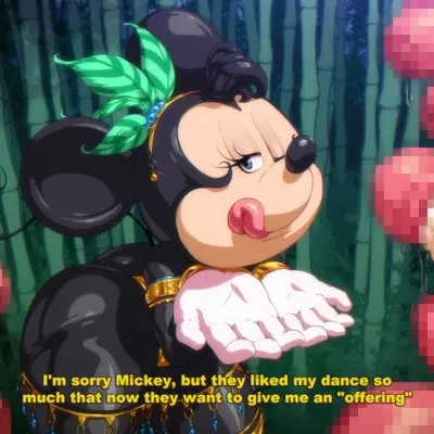 minnie mouse (disney) created by angelauxes