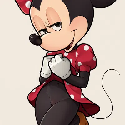 minnie mouse (disney) created by loodncrood