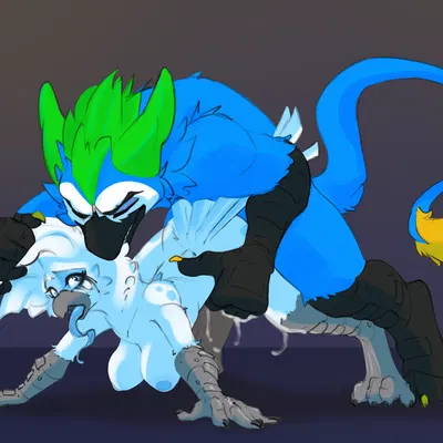 mitchell (meatyr), tyra (ara squawks) (mythology) created by sickfreak