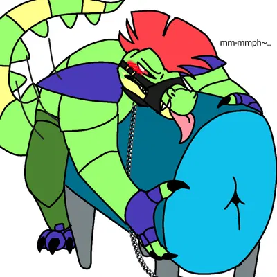 montgomery gator (five nights at freddy's, five nights at freddy's: security breach) created by imakennsfwha