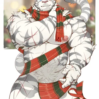 mountain (arknights) (arknights, christmas) created by leoooliooon