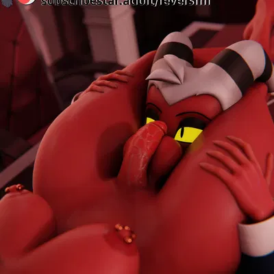 moxxie (helluva boss), sallie may (helluva boss) (hellaverse, helluva boss) created by feversfm