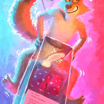 mr. wolf (the bad guys) (dreamworks, the bad guys) created by sidekick