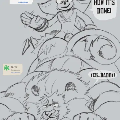 mufasa, shadow the hedgehog (disney, rotten tomatoes) created by aciidtron