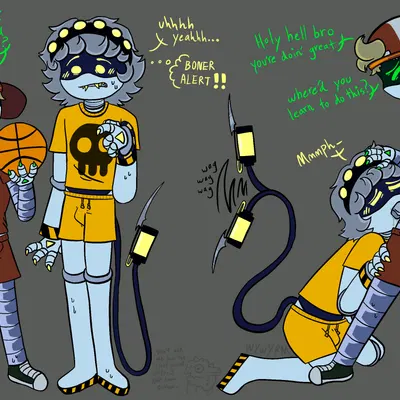 n (murder drones), thad (murder drones) (glitch productions, murder drones) created by wywyrm