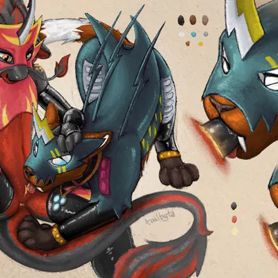 neogoldwing, suel (bandai namco, digimon) created by tailbyte