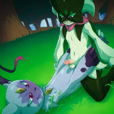 nintendo, pokemon created by azziearts