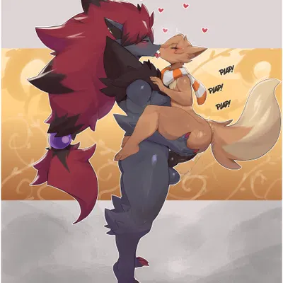 nova (novaace), tom the eevee (freaksman99) (nintendo, pokemon) created by vilf