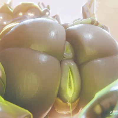 orisa (overwatch) (blizzard entertainment, overwatch) created by sharkstuff