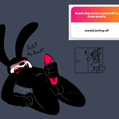 ortensia, oswald the lucky rabbit (disney, ngl) created by sohornyraccoon