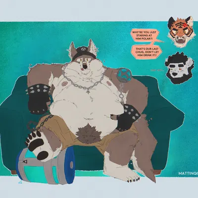 oscar (fortnite), polar patroller, wendell (fortnite) (epic games, fortnite) created by mattinqq