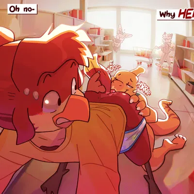 poppy (fpop), thomas (lonelycharart) (mythology, nintendo) created by fpop, lonelycharart