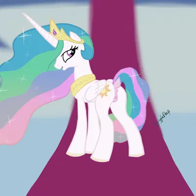 princess celestia (mlp) (friendship is magic, hasbro) created by squiggleflop