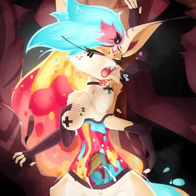 queen bee-lzebub (helluva boss), satan (helluva boss) (hellaverse, helluva boss) created by mepbrush