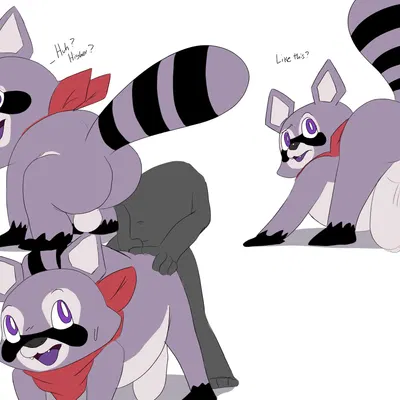 rambley raccoon (indigo park) created by twerpishimp