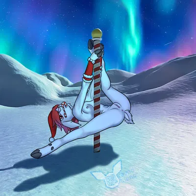 rayne blanc (christmas) created by albinoraynedeer