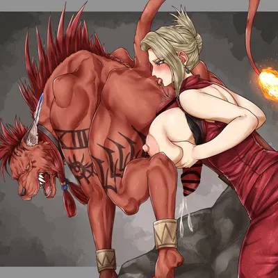 red xiii, scarlet (final fantasy vii) (final fantasy, final fantasy vii) created by ham121ham