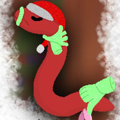 rope snake (christmas, earthbound (series)) created by heroic snivy