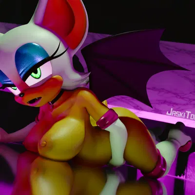 rouge the bat (sega, sonic the hedgehog (series)) created by jaskitohura