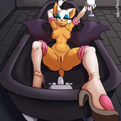 rouge the bat (sega, sonic the hedgehog (series)) created by justtaylor