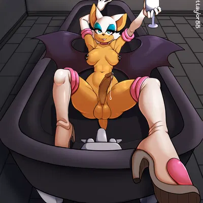 rouge the bat (sega, sonic the hedgehog (series)) created by justtaylor