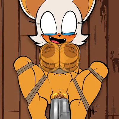 rouge the bat (sega, sonic the hedgehog (series)) created by lettuce (artist)